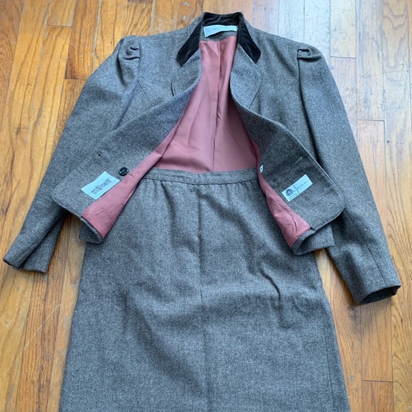 Vintage business jacket and skirt sz 6 - Picture 2 of 6
